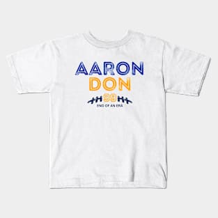 AARON DON 99 END OF AN ERA Kids T-Shirt